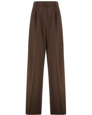 Weekend by Maxmara Pantalone Garenna Marrone Scuro
