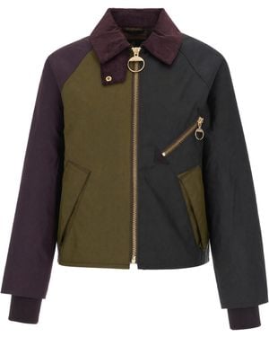 Barbour Giubbino Cerato Colour Block - Green