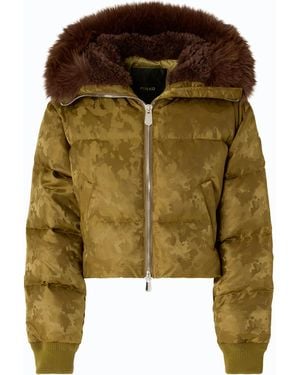 Pinko Piumino Camouflage Borraccia - Green