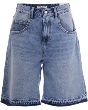 ICON DENIM Bermuda Poppy Sky - Blue