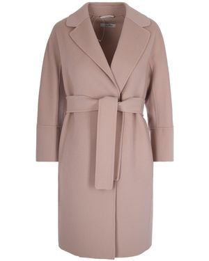 Max Mara Belted Coats - Brown