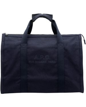 A.P.C. Gym Bag Dark - Blue