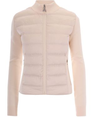 Patrizia Pepe Piumino Ultralight Warm Ivory - Pink