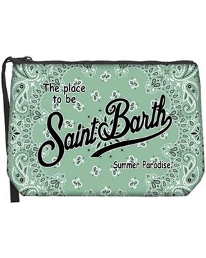 MC2 Saint Barth Pochette Aline Bandana Verde Acqua - Green