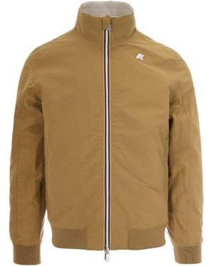 K-Way Giubbino Arsene Cotton Double Bistre - Brown