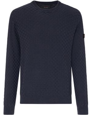 Peuterey Stylish Cotton Sweater For - Blue