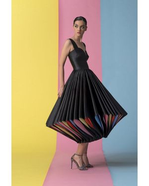Isabel Sanchis Sleeveless Benny Midi-Tea Dress - Multicolor