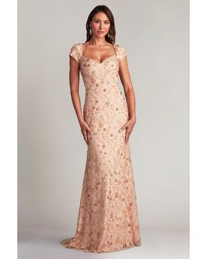 Tadashi Shoji Meraly Embroiderd Gown - Multicolor