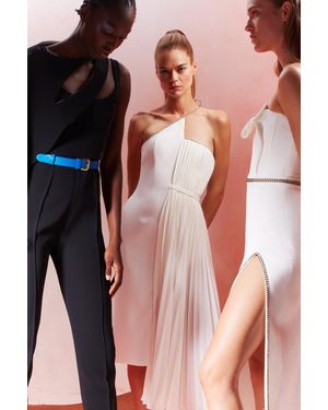 AZZI & OSTA Asymmetrical Midi Dress - Pink
