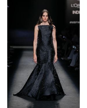 Isabel Sanchis Strapless Sahara Gown - Black