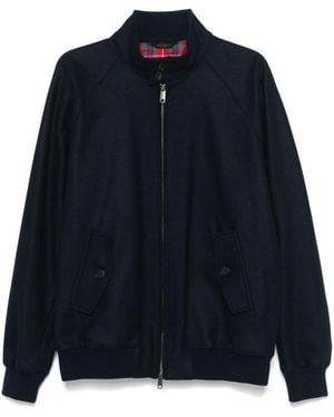 Baracuta 'G9 Melton' Bomber Jacket - Blue
