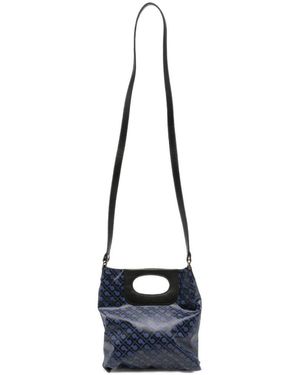 Gherardini Borsa A Mano Con Tracolla Doppia Piattina Mini - Blu