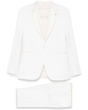 Tagliatore Abito Monopetto Color Crema - Bianco
