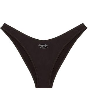 DIESEL Slip Bikini Nero Con Logo
