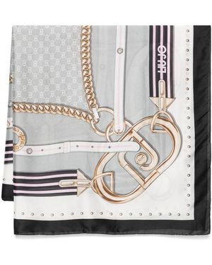 Liu Jo Foulard Con Stampa - Nero