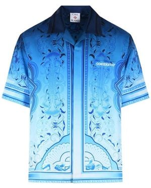 CASABLANCA Camicia Egyptian Rug - Blu