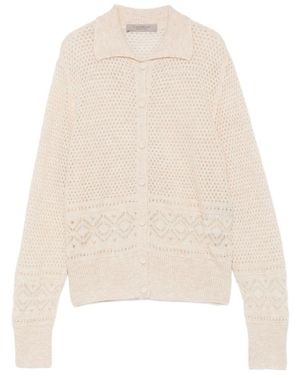 D. EXTERIOR Cardigan Chiaro - Bianco