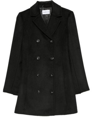 Marella Cappotto Doppiopetto Pallore Nero