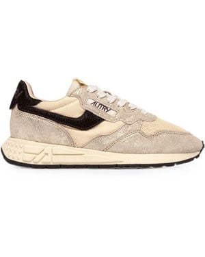 Autry Reelwind Low Sneakers E Marroni - Bianco