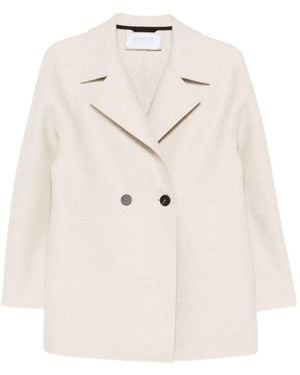 Harris Wharf London Cappotto Corto Doppiopetto - Bianco