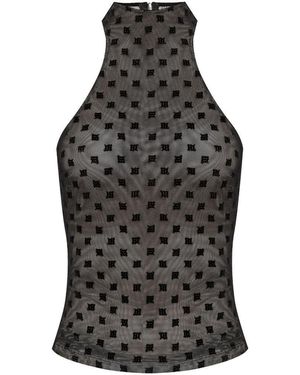 MISBHV Top Con Monogramma - Grigio