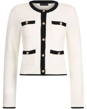 Liu Jo Lurex Cardigan - White