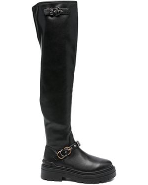 Pinko Stivali Con Fibbia - Nero