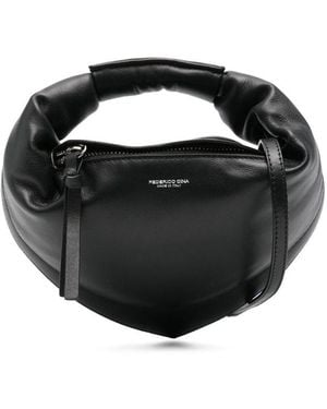 FEDERICO CINA 'Mini Tortellino' Handbag - Black