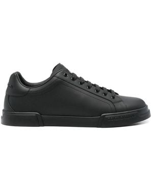 Dolce & Gabbana Calfskin Sneakers - Black
