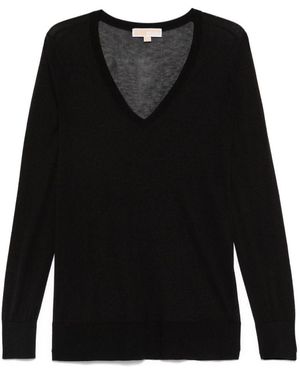 MICHAEL Michael Kors Maglione Con Scollo A V - Nero