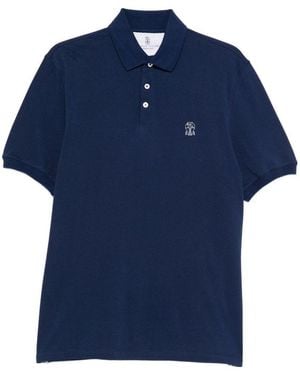 Brunello Cucinelli Polo - Blu