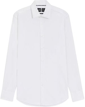 BOSS Camicia Bianca A Maniche Lunghe - Bianco