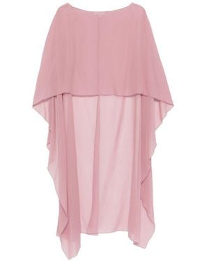 Antonelli Foulard Elegante Rosa Semi Trasparente