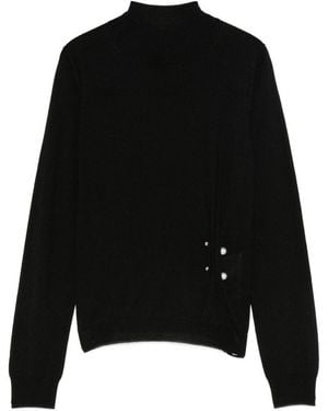 Liu Jo Wool Turtleneck Sweater - Black