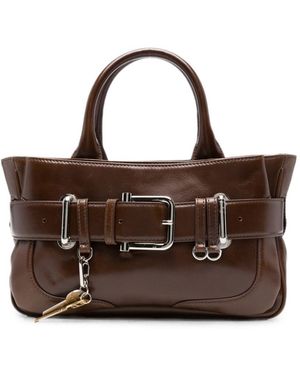 OSOI Tote Bocle Mini - Marrone