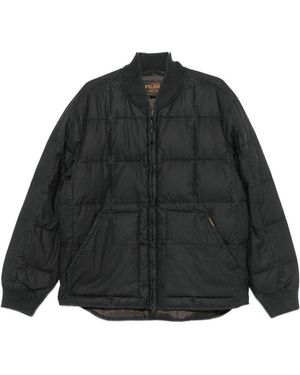 Filson Giacca Trapuntata Nera Da Uomo Con Tasche - Nero