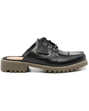 Timberland Mules With Lace-Up - Black