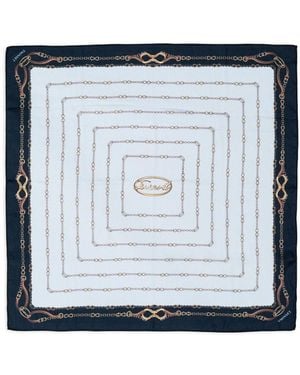 Twinset Foulard Azzurro E Blu