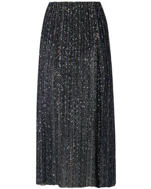 Missoni Gonna Lunga Con Strass E Spacco Laterale - Nero
