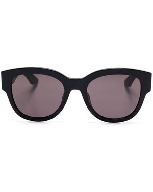 McQueen Occhiali Da Sole Con Logo - Nero