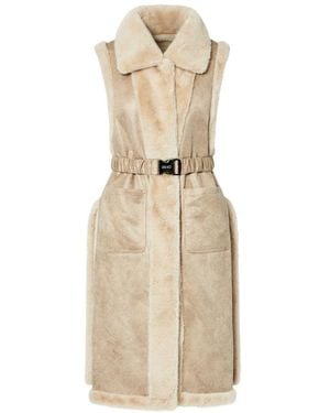 Liu Jo Gilet Lungo Smanicato - Neutro