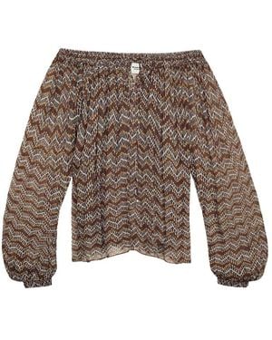 Isabel Marant Blusa Vutti - Marrone
