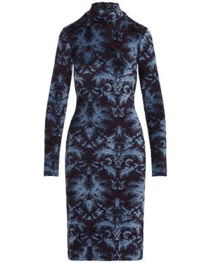 Etro Floral Midi Dress - Blue