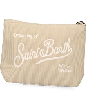 MC2 Saint Barth Pochette Avorio A Costine - Neutro