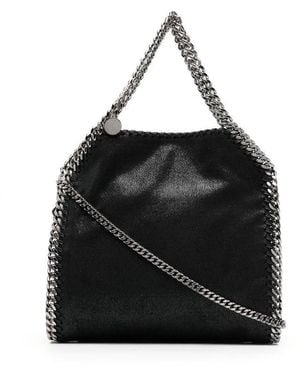 Stella McCartney Borsa Mini 'Falabella' Tote A Mano Con Catena - Nero