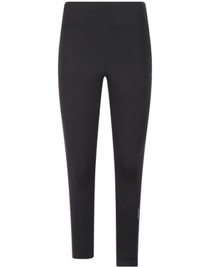 Autry Pantaloni Sportivi Leggings Neri Con Logo - Blu