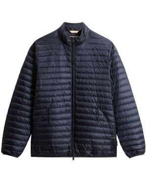 Woolrich Piumino Corto Trapuntato Blu