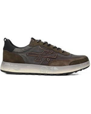 Premiata Sneakers Nous Marroni - Grigio