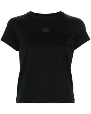 Alexander Wang Essential Shrunk T-Shirt - Black
