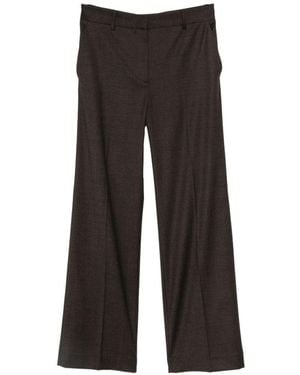 Antonelli Pantaloni Casual Eleganti Marroni - Nero